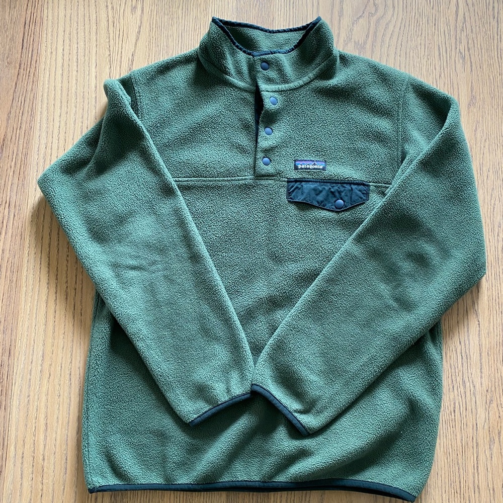 Patagonia Fleece Synchilla Snap T Pullover Sweater